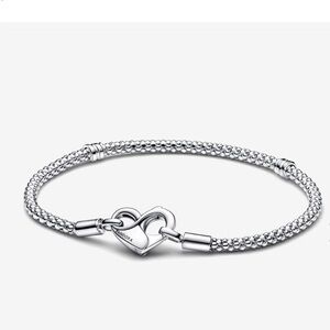 Pandora 6.3 in Studded Chain Bracelet